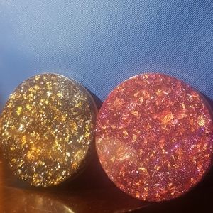 Handmade epoxy resin coasters